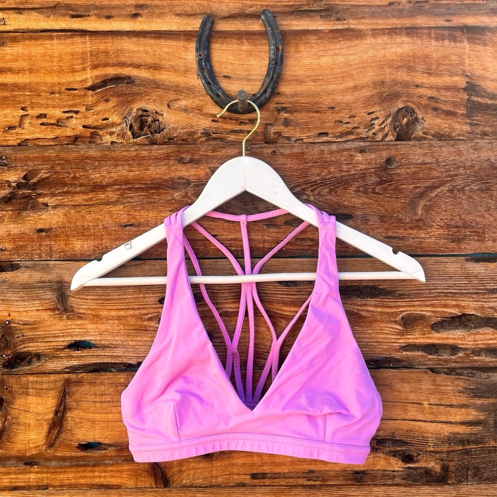 LULULEMON | Lavender Lilac V-Neck Sports Bra 6